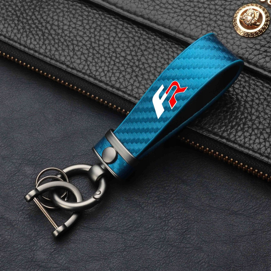 фото №7, Красный брелок seat leon fr - fibra de carbono