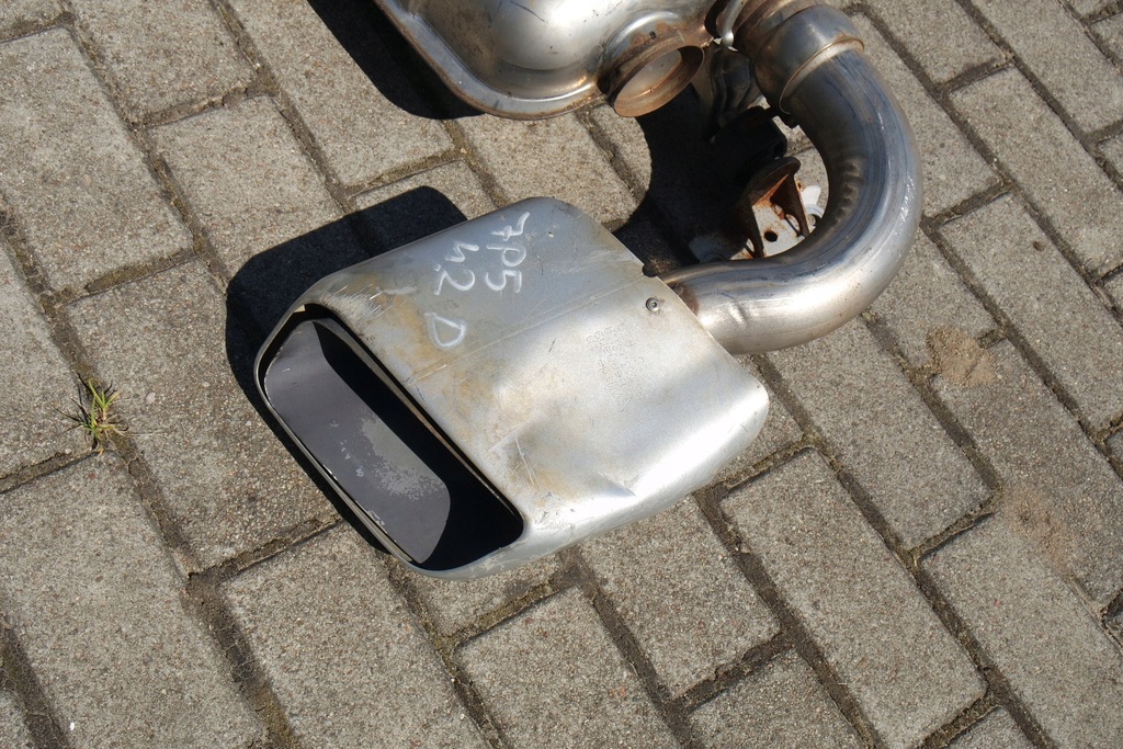 фото №5, Выхлоп гаситель porsche cayenne 7p5 4.2tdi lci lift