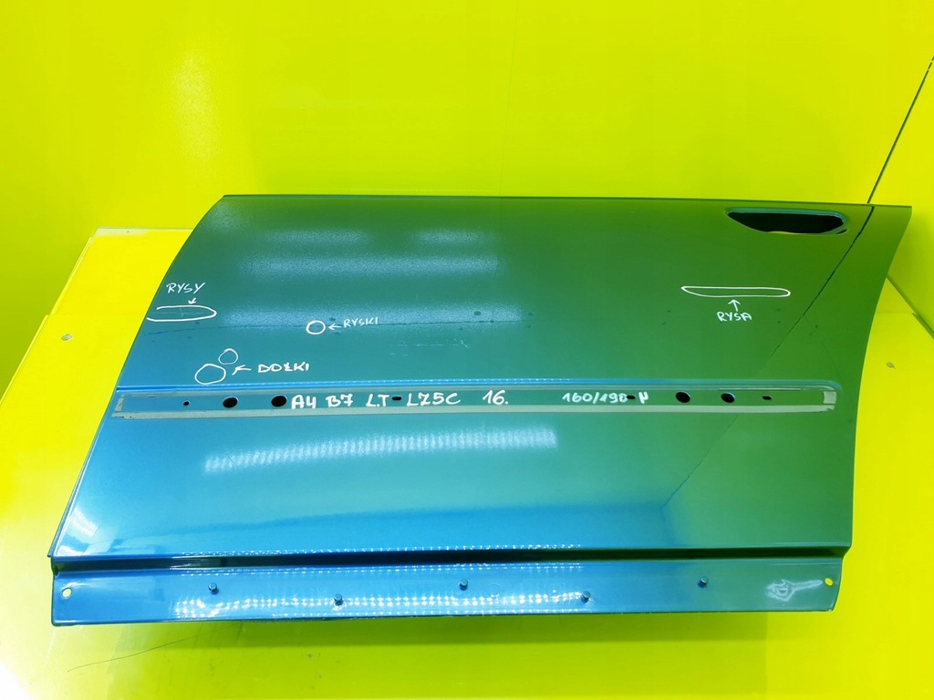 фото №9, Двері audi a4 b7 лівий задня lz5c sedan kombi