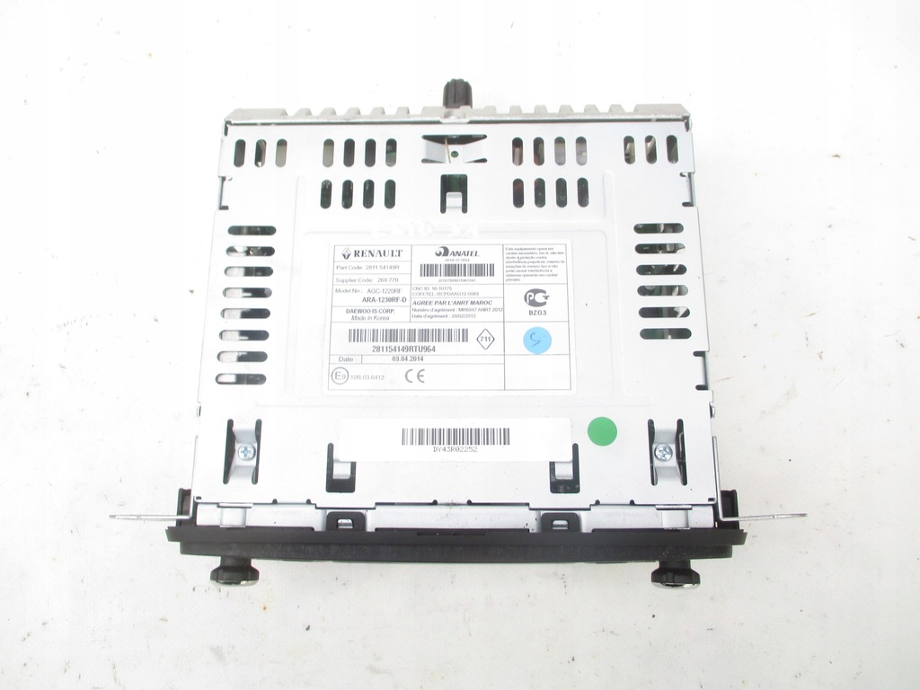 фото №2, Renault clio iv радио mp3 usb bluetooth 12-19 rok