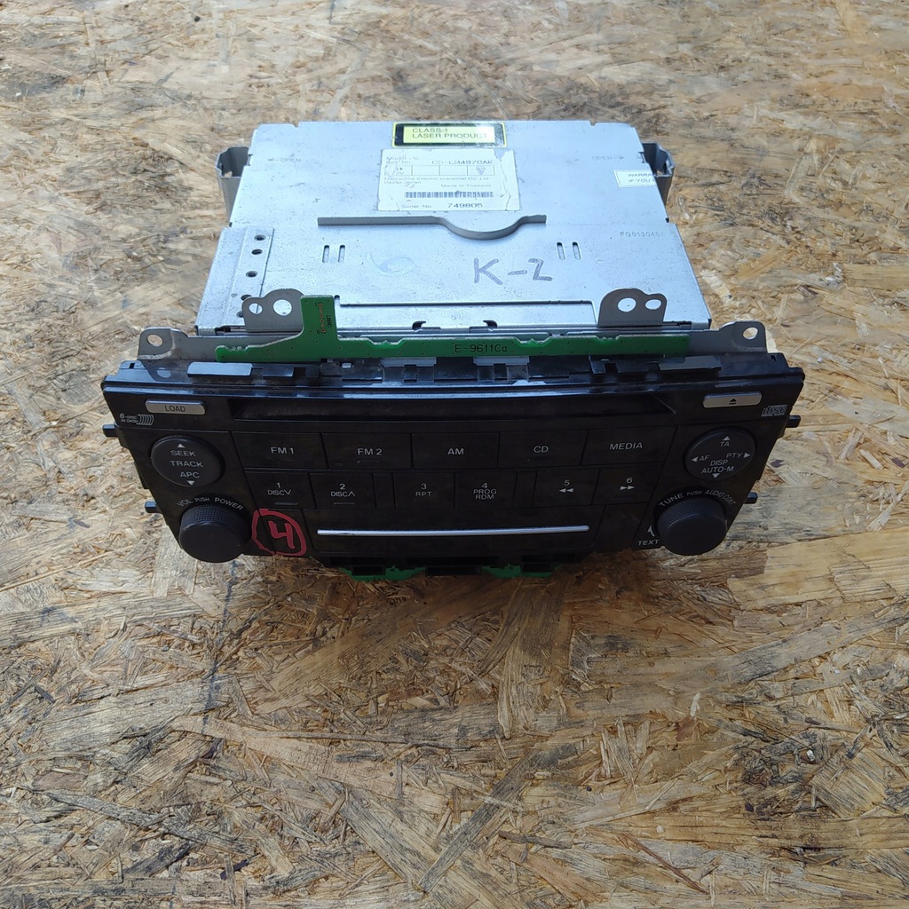 фото №1, Заводской радио cd mazda 6 i gg gy gp9e66dsx