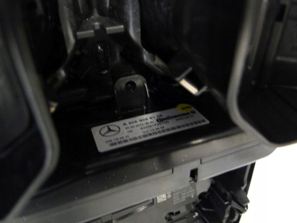 фото №8, Mercedes c klasa 205 панель блок керування кондиціонер світла