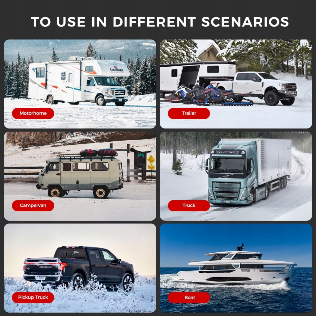 фото №12, 8kw обігрівач стояночний обігрівач повітря webasto 12/24v з bluetooth