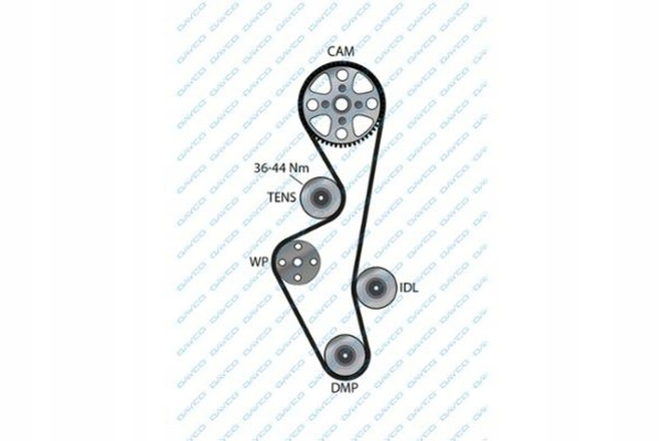 фото №8, Ремінь розподільного валу dayco 94616