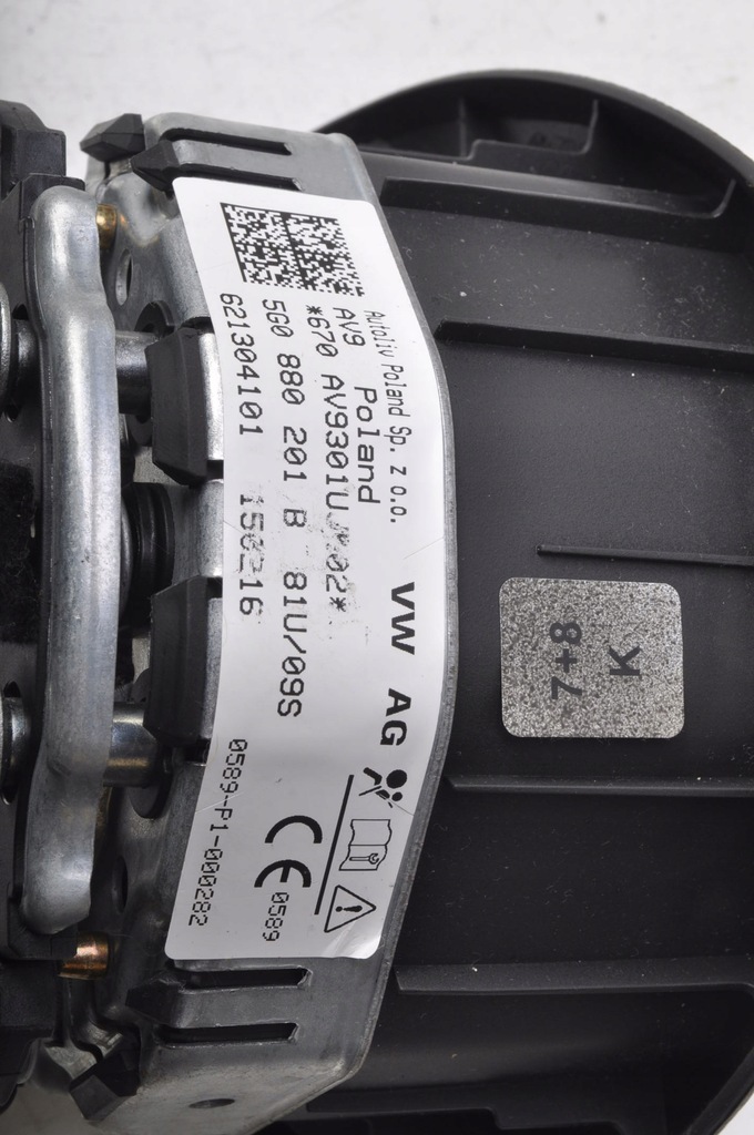 фото №6, Volkswagen golf vii подушка воздушная водителя подушка безопасности 5g0880201b