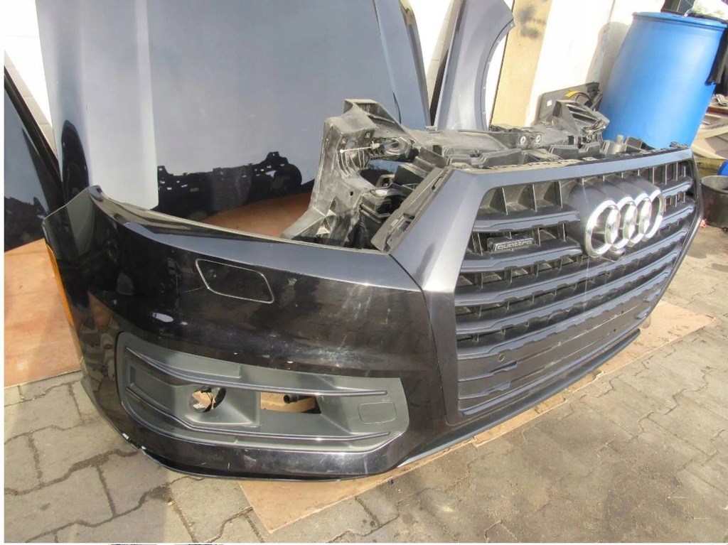 фото №6, Audi q7 4m 4m0 перед kompletny капот бампер крила підсилювач радіатор