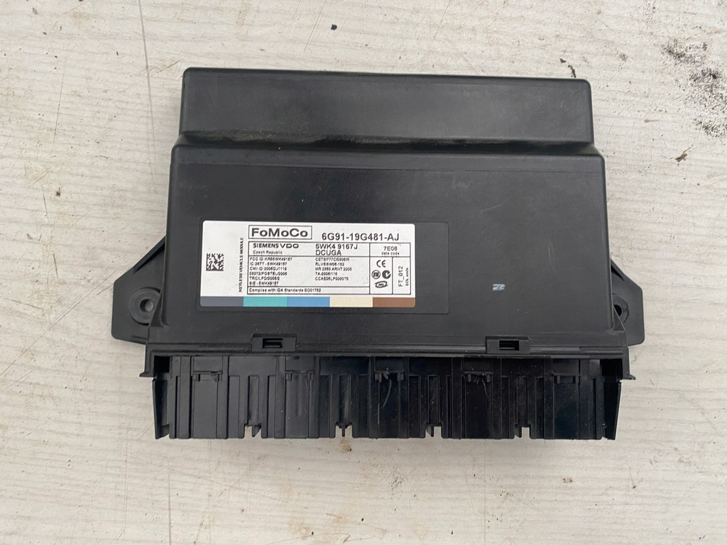 фото №1, Модуль комфорту 6g91-19g481-aj volvo v70 iii