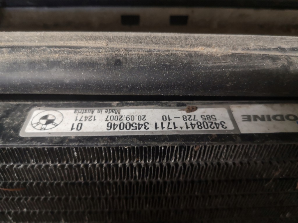 фото №11, Bmw e83 x3 2.0 d 177 km вентилятор радіатор