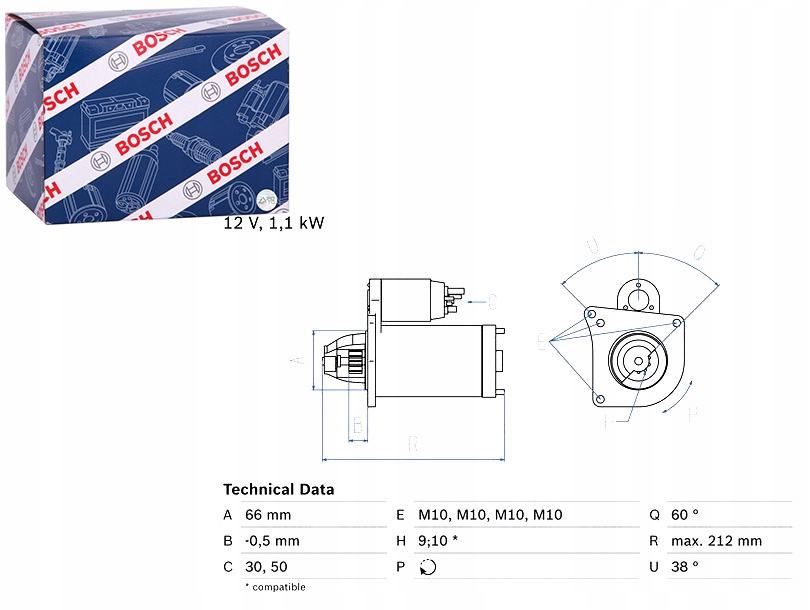 Купити Стартер renault 11 19 1 19 1 chamade 19 2 19 2 chamade 21 9 clio