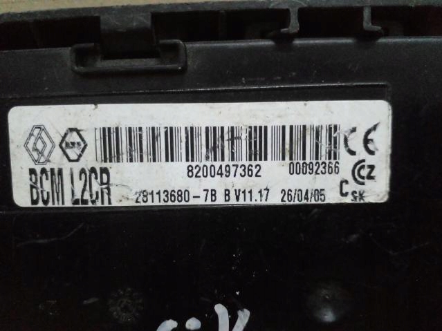 фото №3, Модуль bcm renault modus 04-12 8200497362