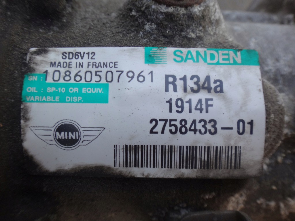 фото №2, Компресор насос кондиціонера mini cooper s r55 r56 r57 n14b16ab n14 1.6thp