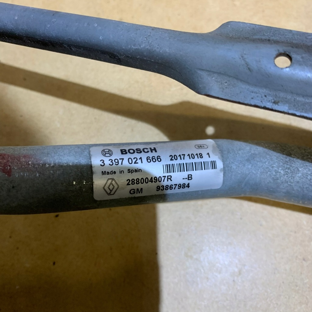 фото №6, Renault trafic iii механизм дворник 0390243508 288004907r 93867984