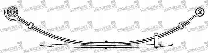 фото №1, Рессора vw schomäcker 95137000, o.e. 2h0511151n