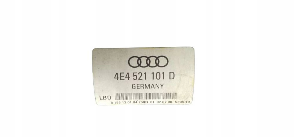 фото №6, Wał приводной audi a8 d3 4.2fsi long 4e4521101d