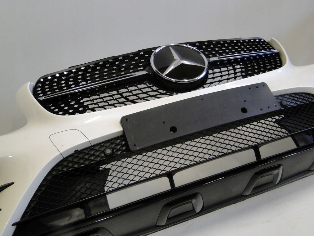 фото №6, Mercedes glc 253 x253 c253 бампер передний amg pts + решётка радиатора
