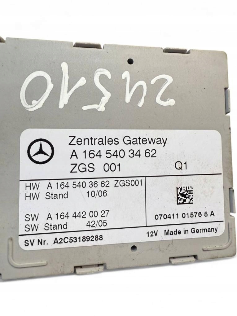 фото №7, Модуль bramy центральный mercedes-benz a1645403462