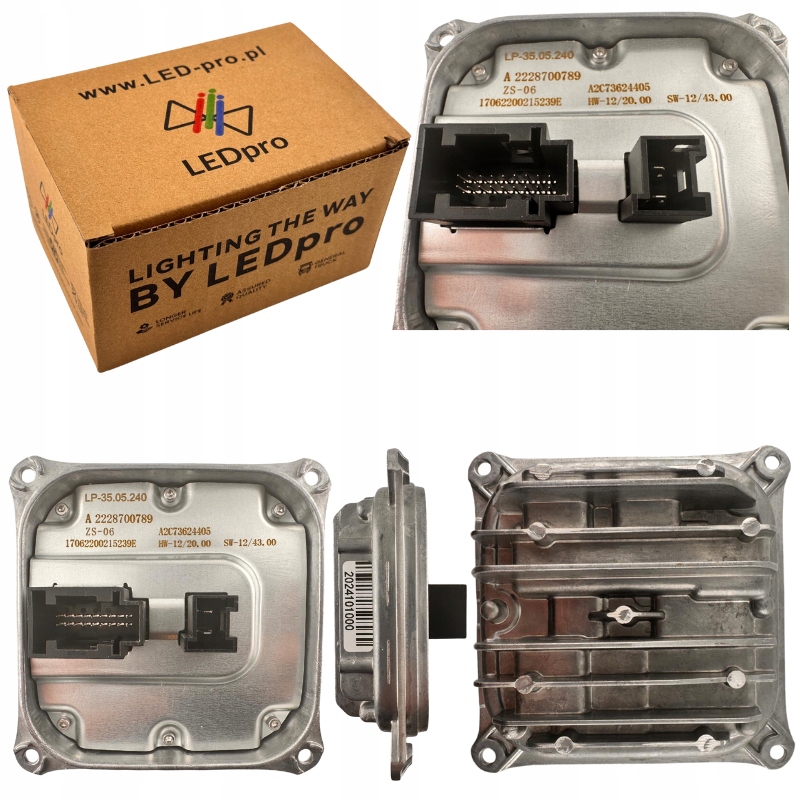 фото №1, Блок керування модуль лампа full led перетворювач led mercedes a2228700789