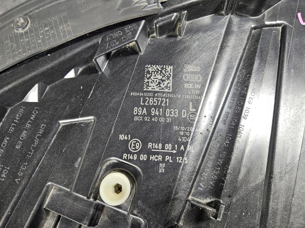 фото №13, Audi q4 e-tron 89a full led лампа перед передняя левый левая ładna eu