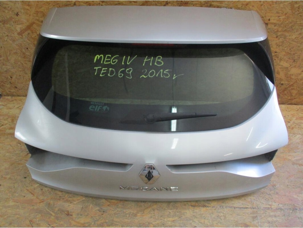 фото №1, Renault megane iv хетчбек 2016- кришка багажника багажника ted69