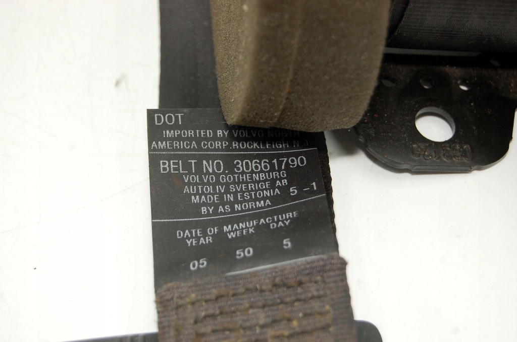 фото №4, Натяжитель поперечина pas безопасности левый задняя задний volvo s40 ii 2004-2012