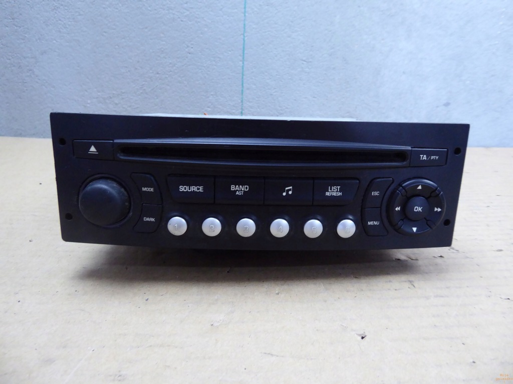 фото №1, Радіо cd citroen c3 ii peugeot 207 96775574xt