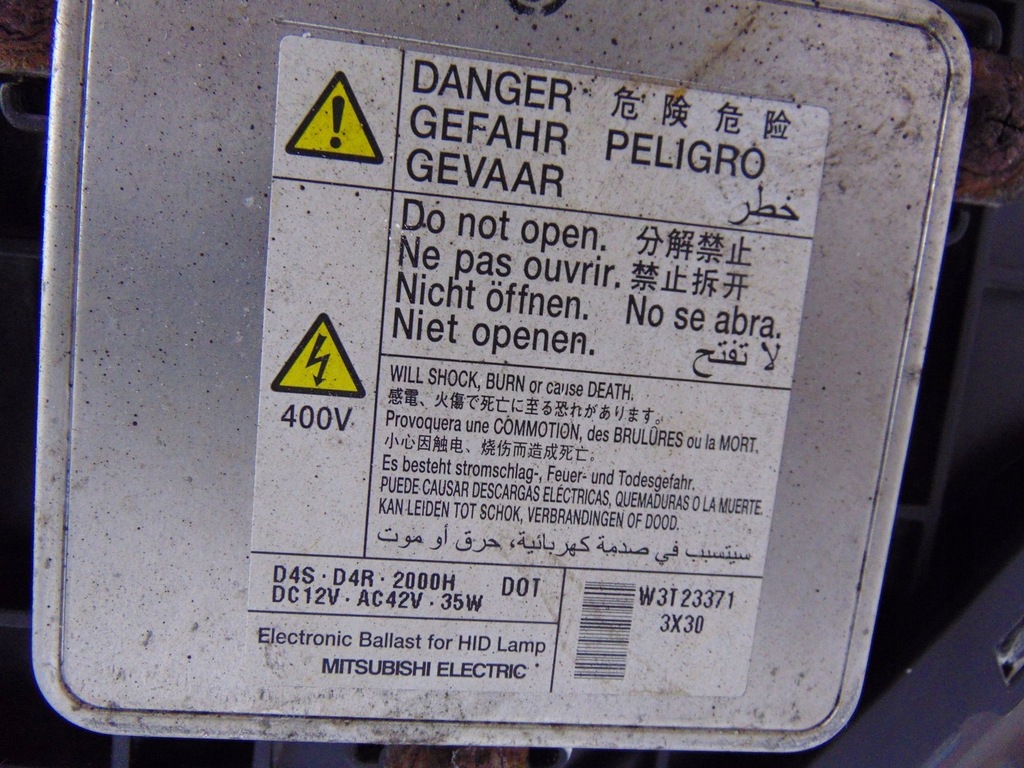 фото №12, Лампа права перед ксенон mitsubishi outlander iii 4b45x-8301c5 europa