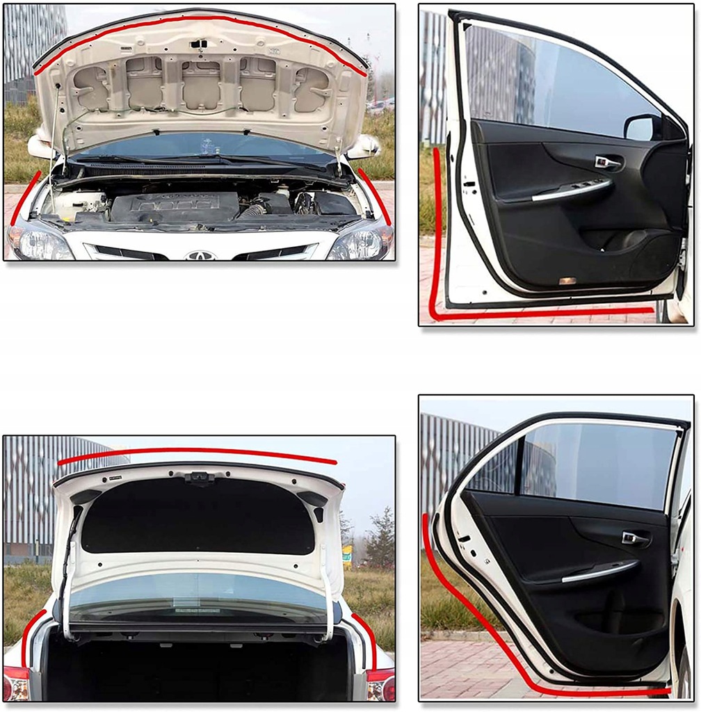 фото №12, Прокладка резиновый do дверь автомобильных, резиновый прокладка край, 5m