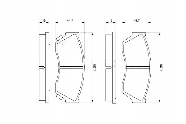 фото №1, Bosch тормозные колодки тормозные subaru justy ii suzuki alto
