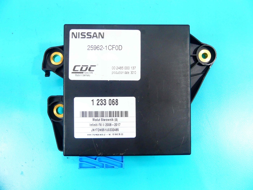 фото №1, Блок управления модуль infiniti fx ii qx70 25962-1cf0d