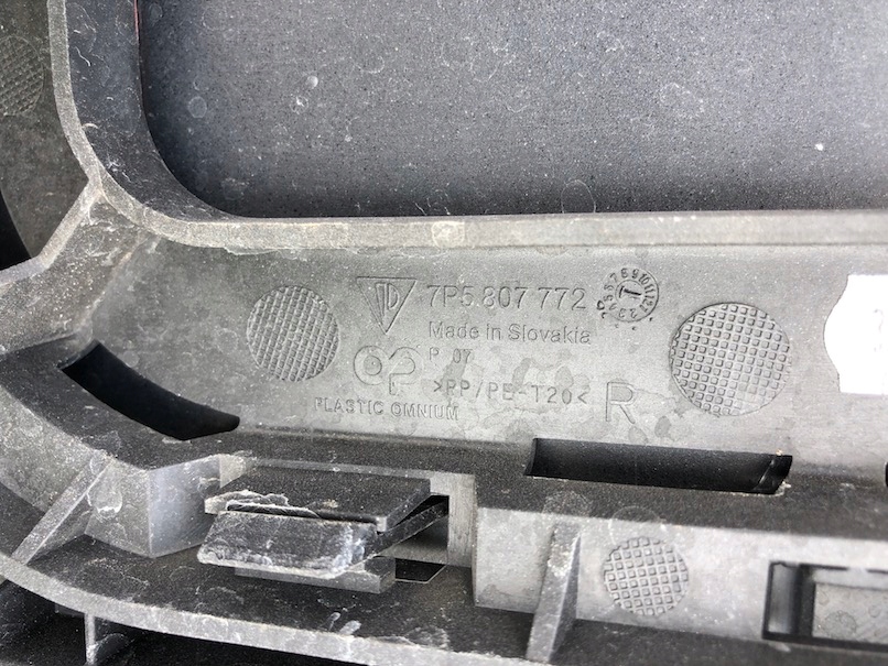 фото №7, Porsche cayenne turbo gts 7p5 10- бампер задній