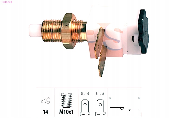 фото №2, Выключатель света стоп citroen eps