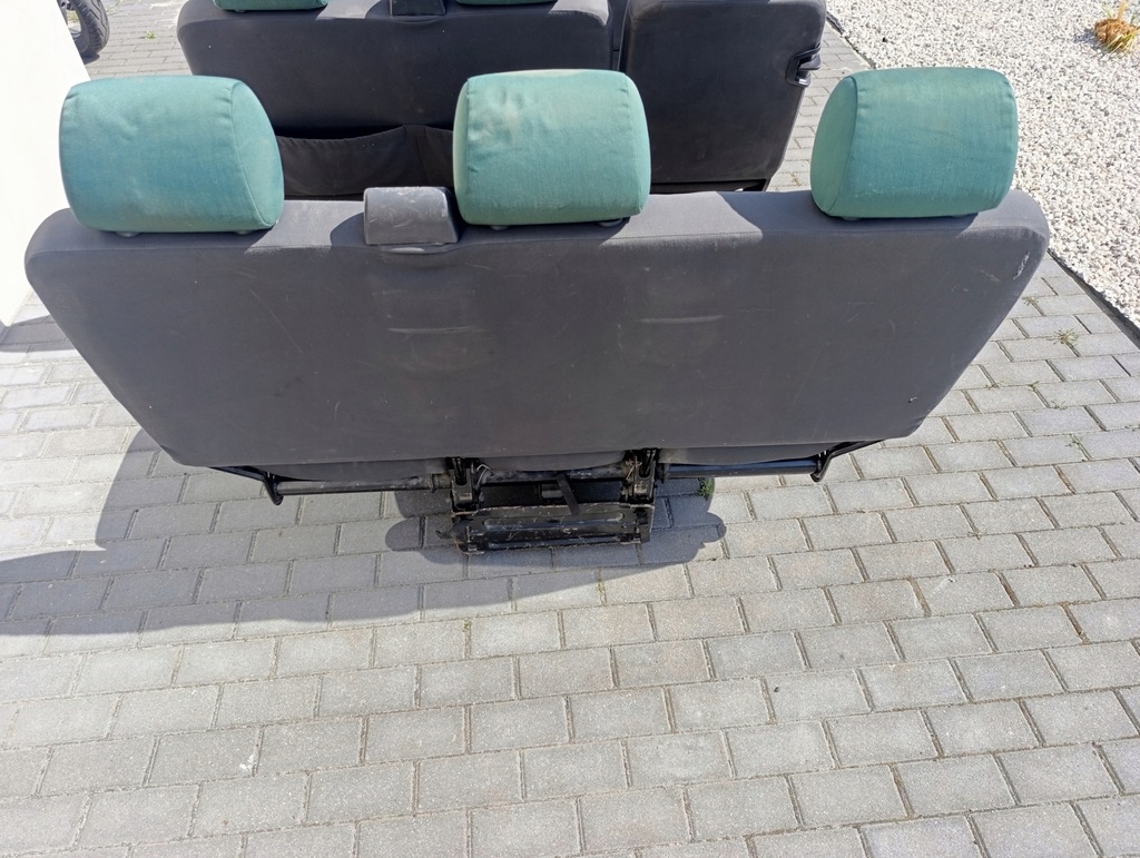 фото №16, Vw t5 t5 lift t6 комплект сидінь 8 місць тримісне сидіння подвійний підставка для сидіння 1/2/3 ряд