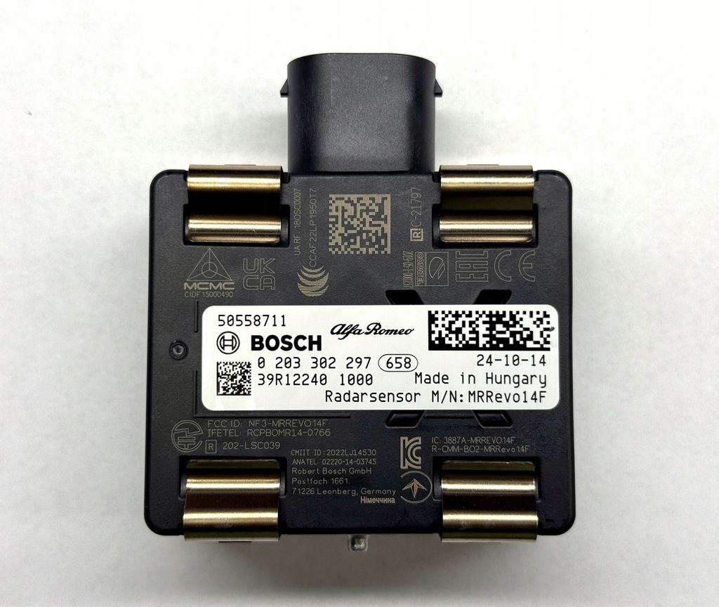 фото №1, Радар alfa romeo stelvio 50558711 0203302297 bez vin