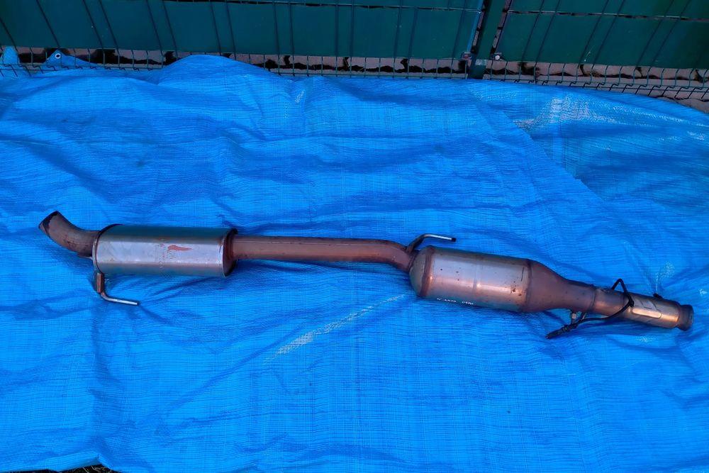 фото №11, Mercedes w470 350d фільтр часток твердих каталізатор dpf гасник a4704901900