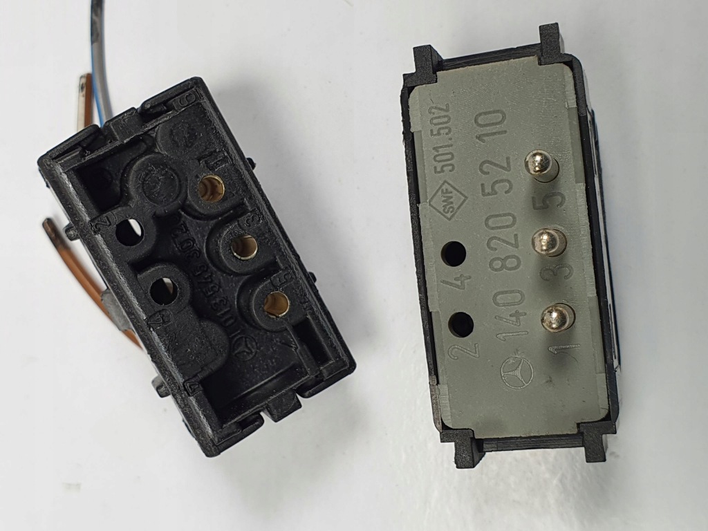 фото №2, Кнопка регулювання підголівник mercedes w140