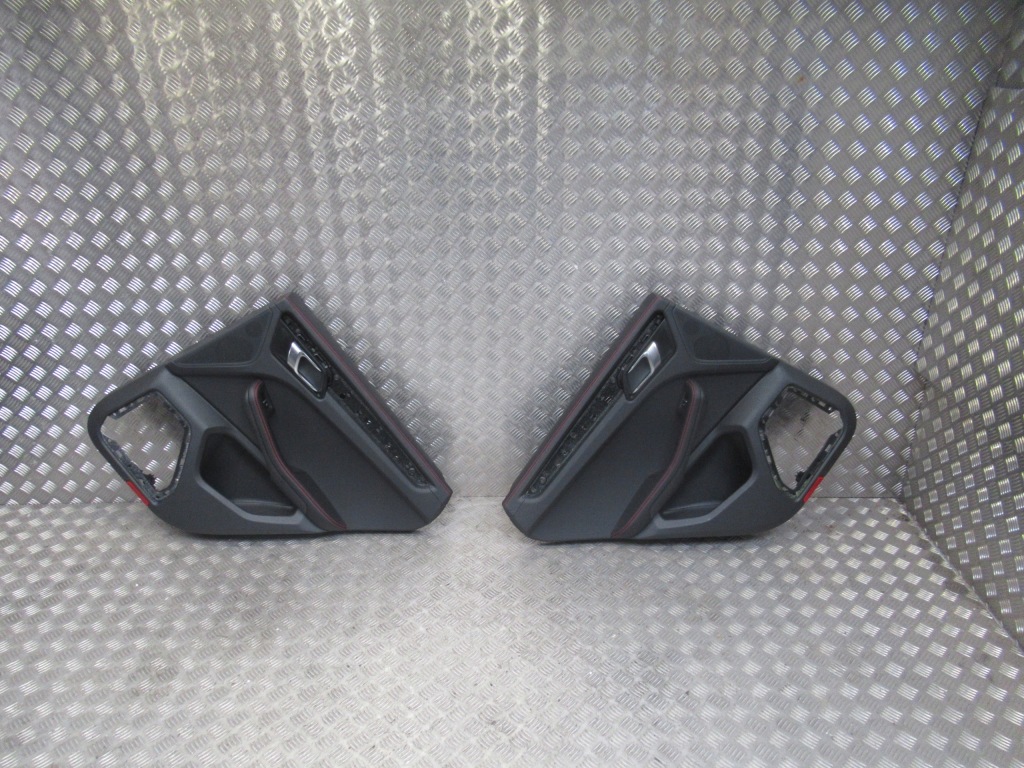 фото №10, Porsche macan lift gts шкіра сидіння заднє сидіння обшивки салон czerwona nic