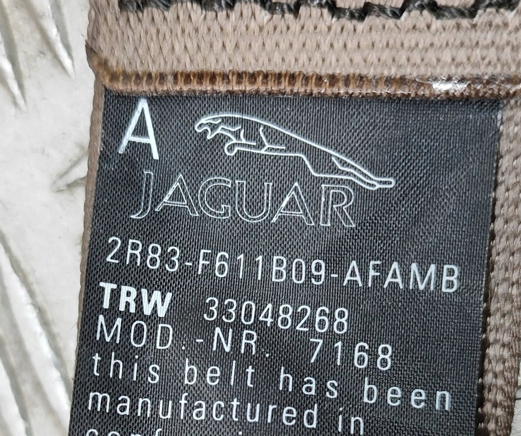 фото №6, Jaguar s-type 2005 права сторона pas безпеки сидіння заднього