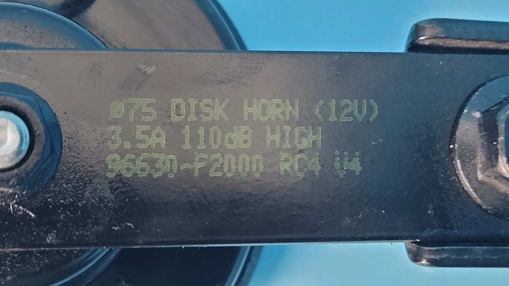 фото №11, Hyundai i30 iii 22r клаксон сигнал звуковой высокочастотный 96630-f2000