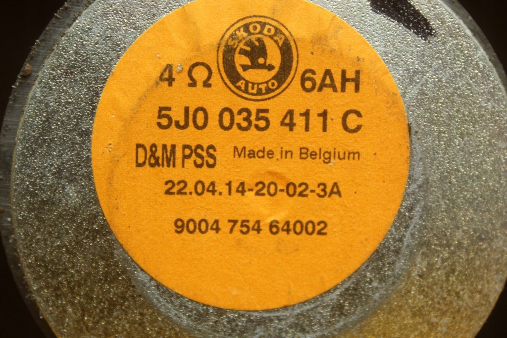 фото №7, Динамик правый задняя skoda fabia ii 5j0035411c