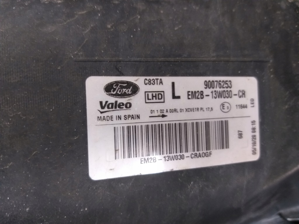 Фара перед ліва ford s max galaxy full led 15- Оригінал