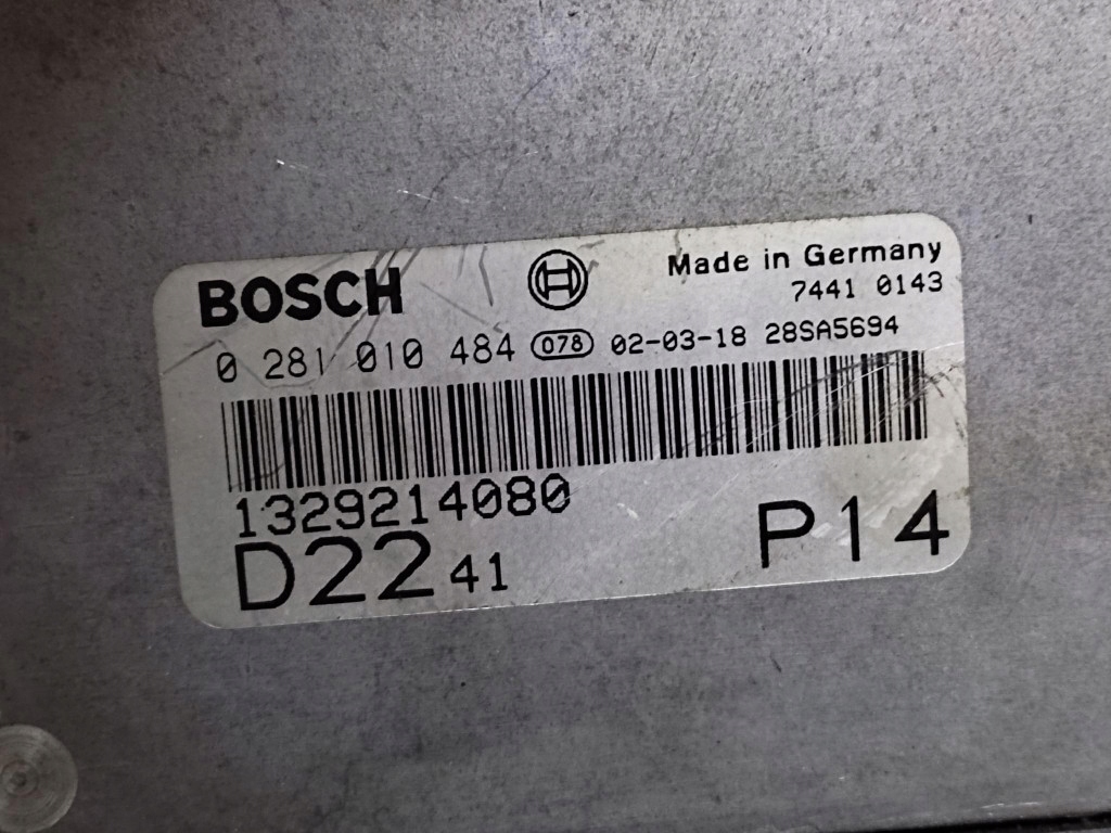 Citroen jumper 2.2 блок управления двигателя 1329214080 Недорого