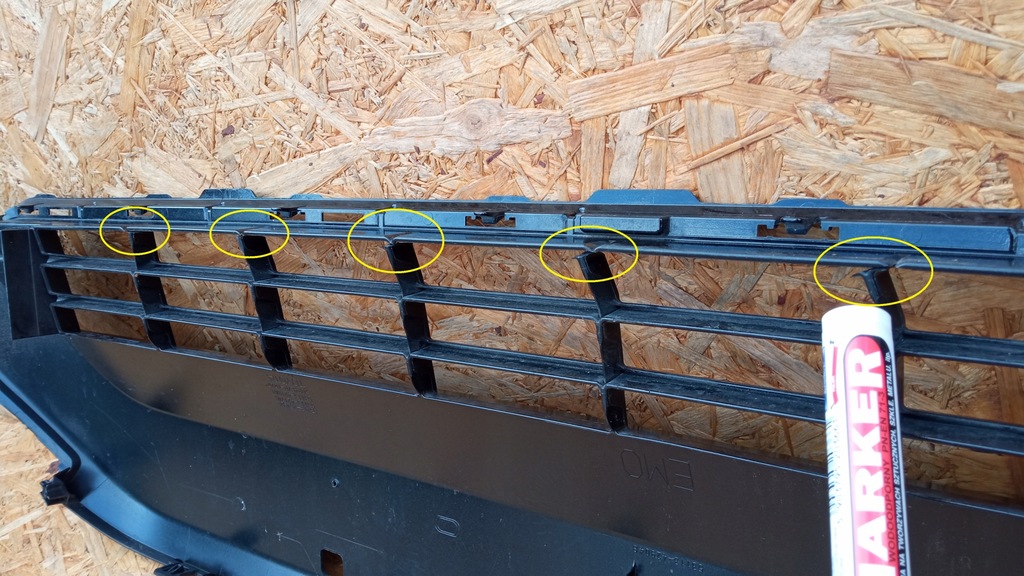 фото №11, Toyota rav 4 v 19- решітка радіатора решітка нижня решітка радіатора