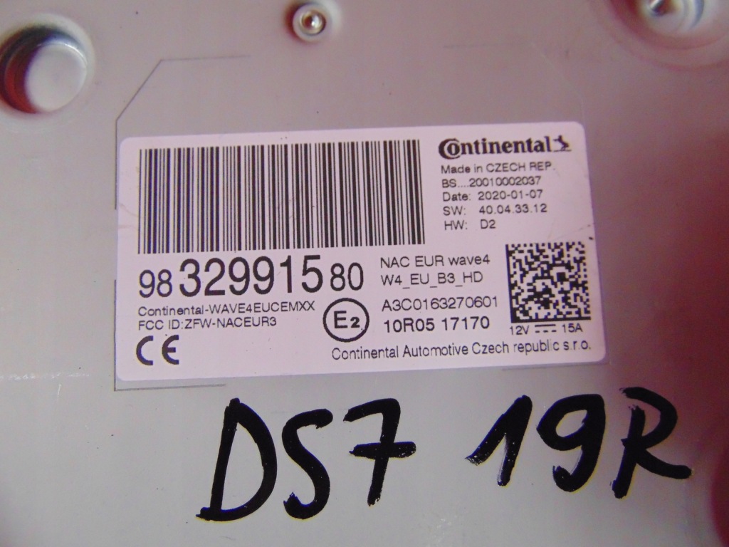 фото №2, Citroen ds7 17- радіо навігація 9832991580