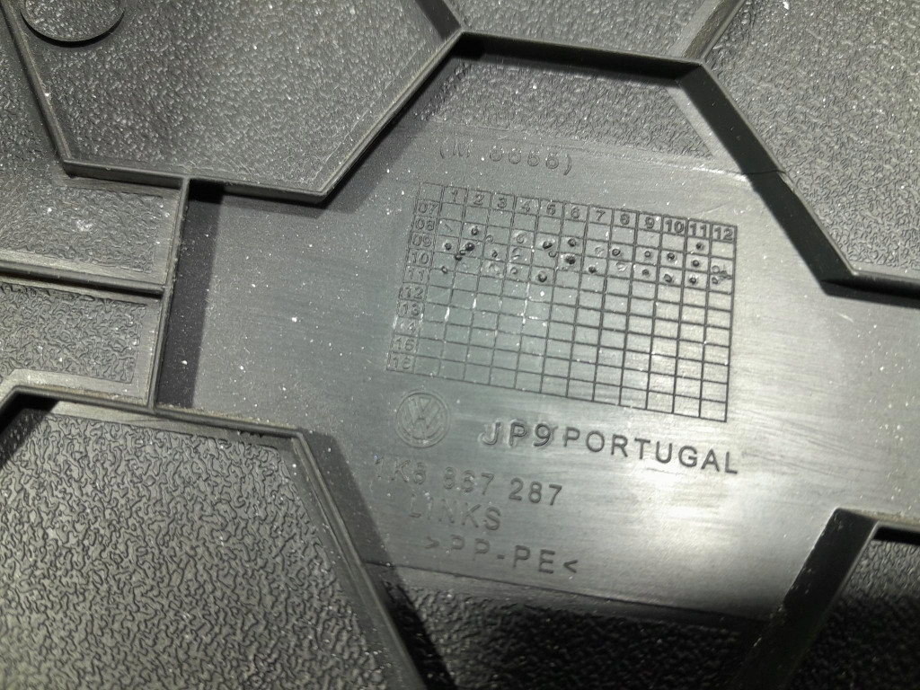 фото №6, Vw scirocco обивка обшивка багажника левый задняя 1k8867427f