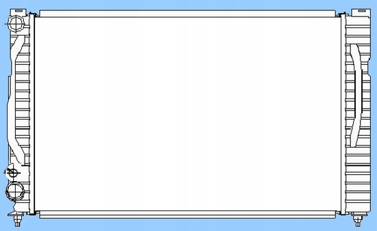 Новая радиатор audi a4 vw passat b5 1,8 1,6+1,9tdi Недорого