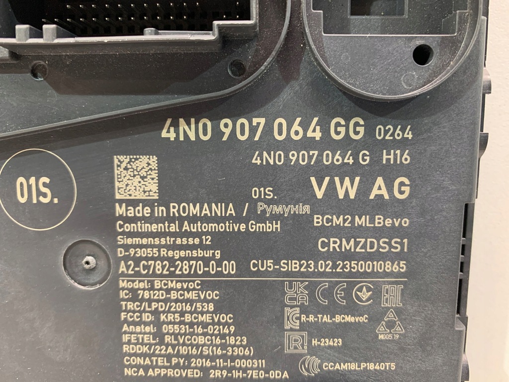 фото №5, Audi a8 d5 блок керування модуль комфорту 4n0907064gg
