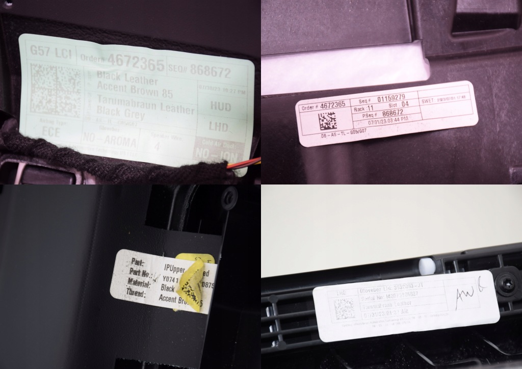 фото №16, Bmw x5 g05 x5m f95 lci lift панель приладів приладова консоль шкіра hud tarumabraun