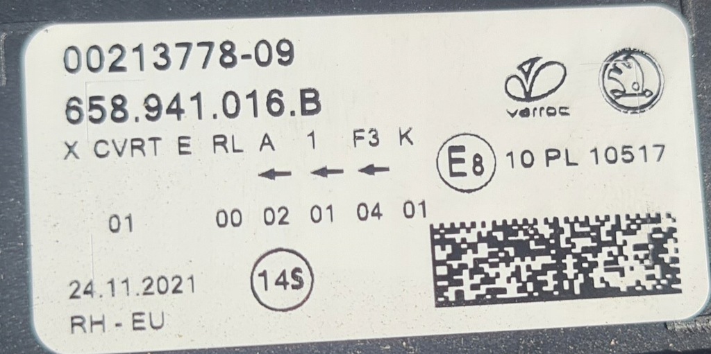 фото №5, Skoda kamiq лампа права перед full led