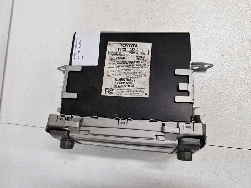 фото №6, Toyota matrix 2 ii e140 радіо програвач 86120-02710
