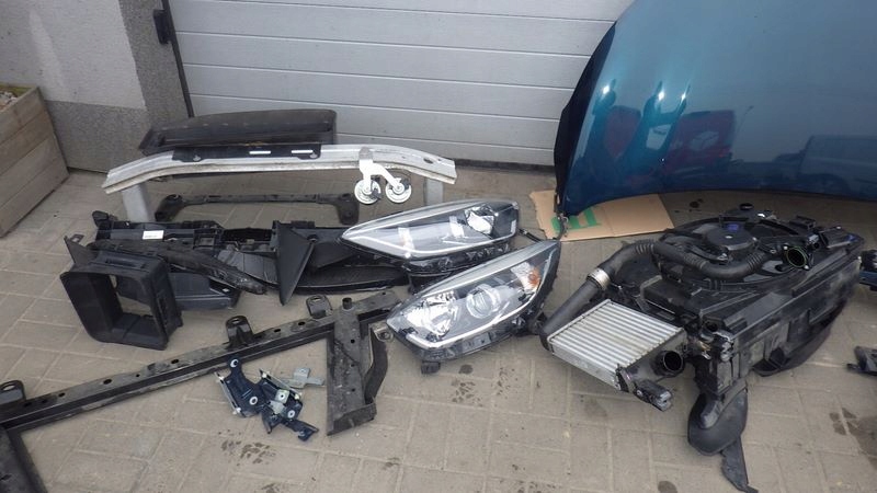 фото №9, Перед kompletny капот крила лампи бампер радіатор renault captur i lift